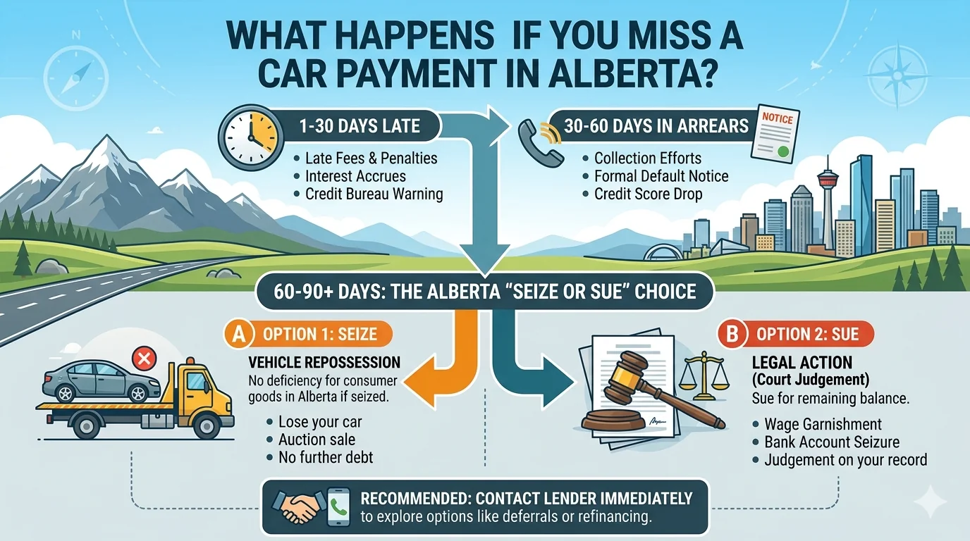 What Happens If You Miss a Car Payment in Alberta?