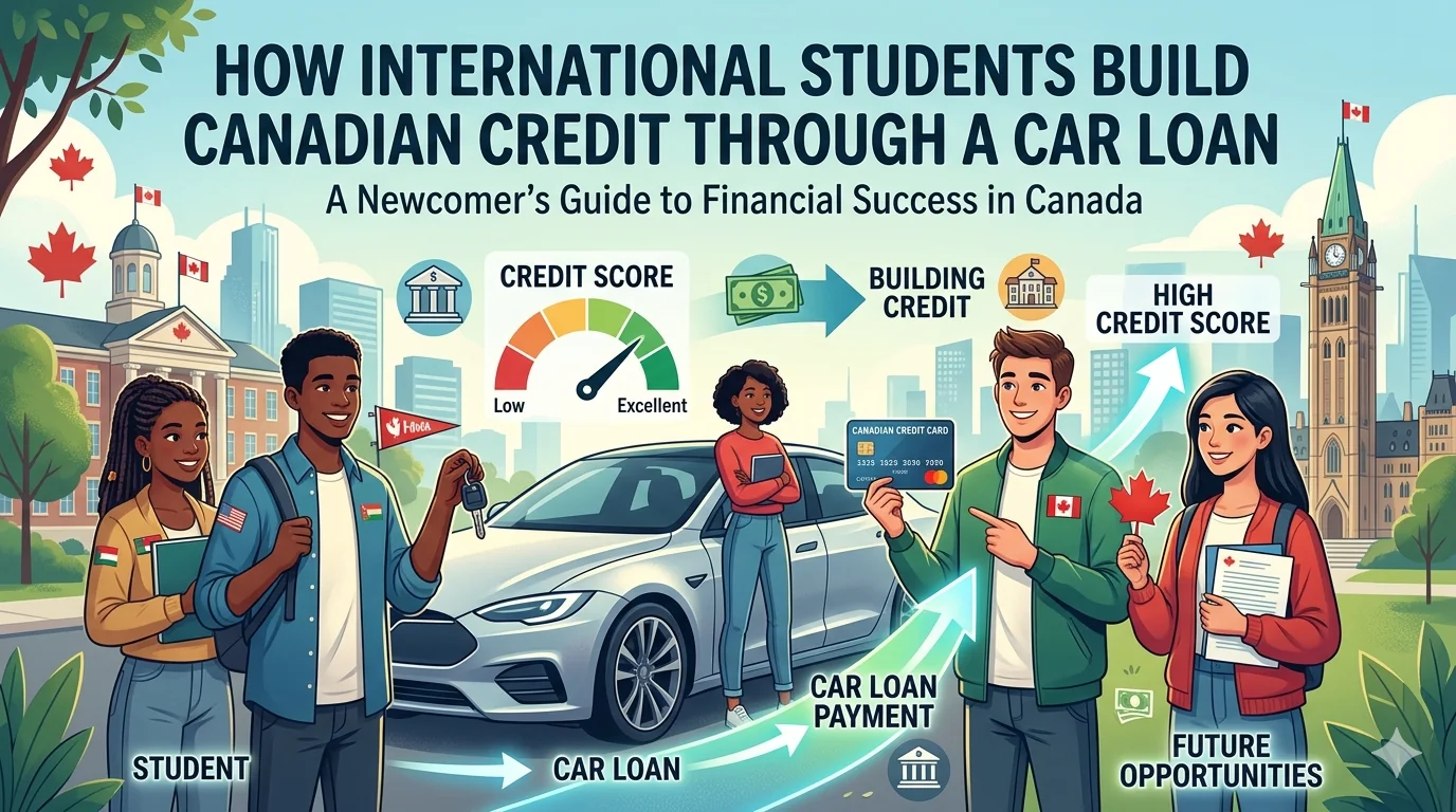 How International Students Build Canadian Credit Through a Car Loan