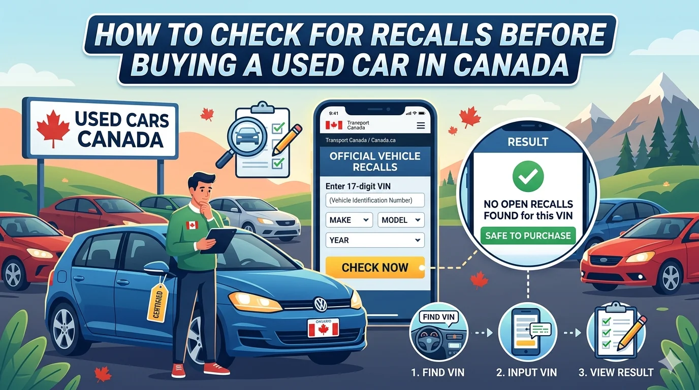 How to Check for Recalls Before Buying a Used Car in Canada
