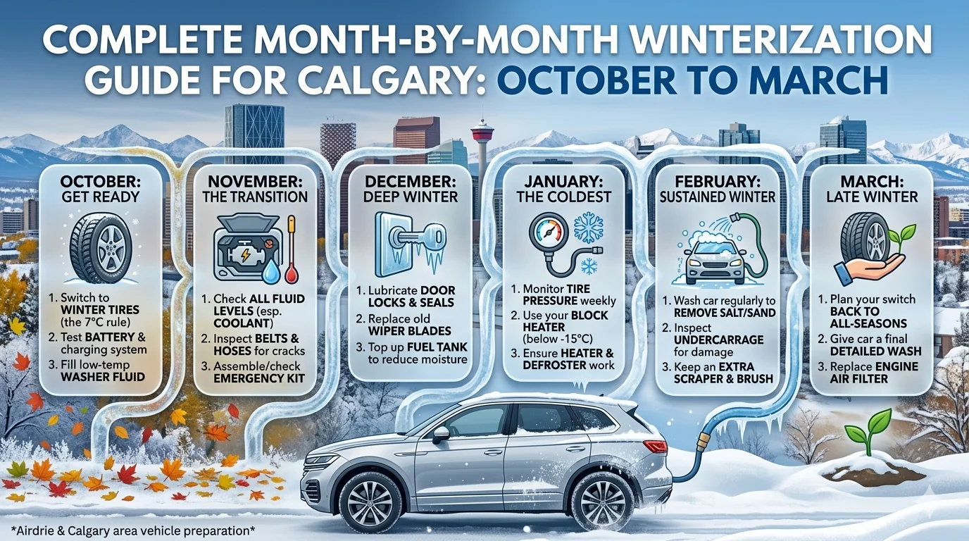Complete Month-by-Month Winterization Guide for Calgary: October to March