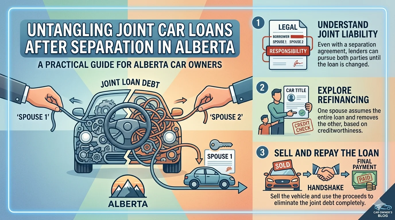 Untangling Joint Car Loans After Separation in Alberta