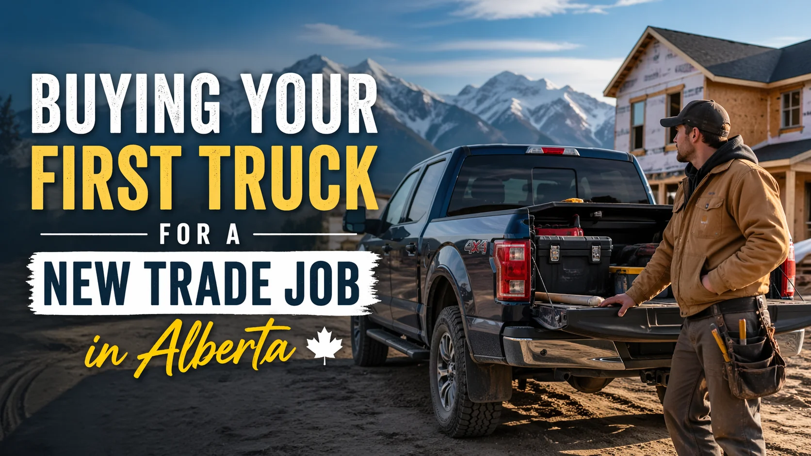 Buying Your First Truck for a New Trade Job in Alberta