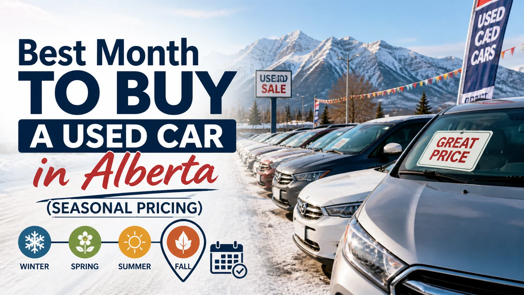 Best Month to Buy a Used Car in Alberta (Seasonal Pricing)