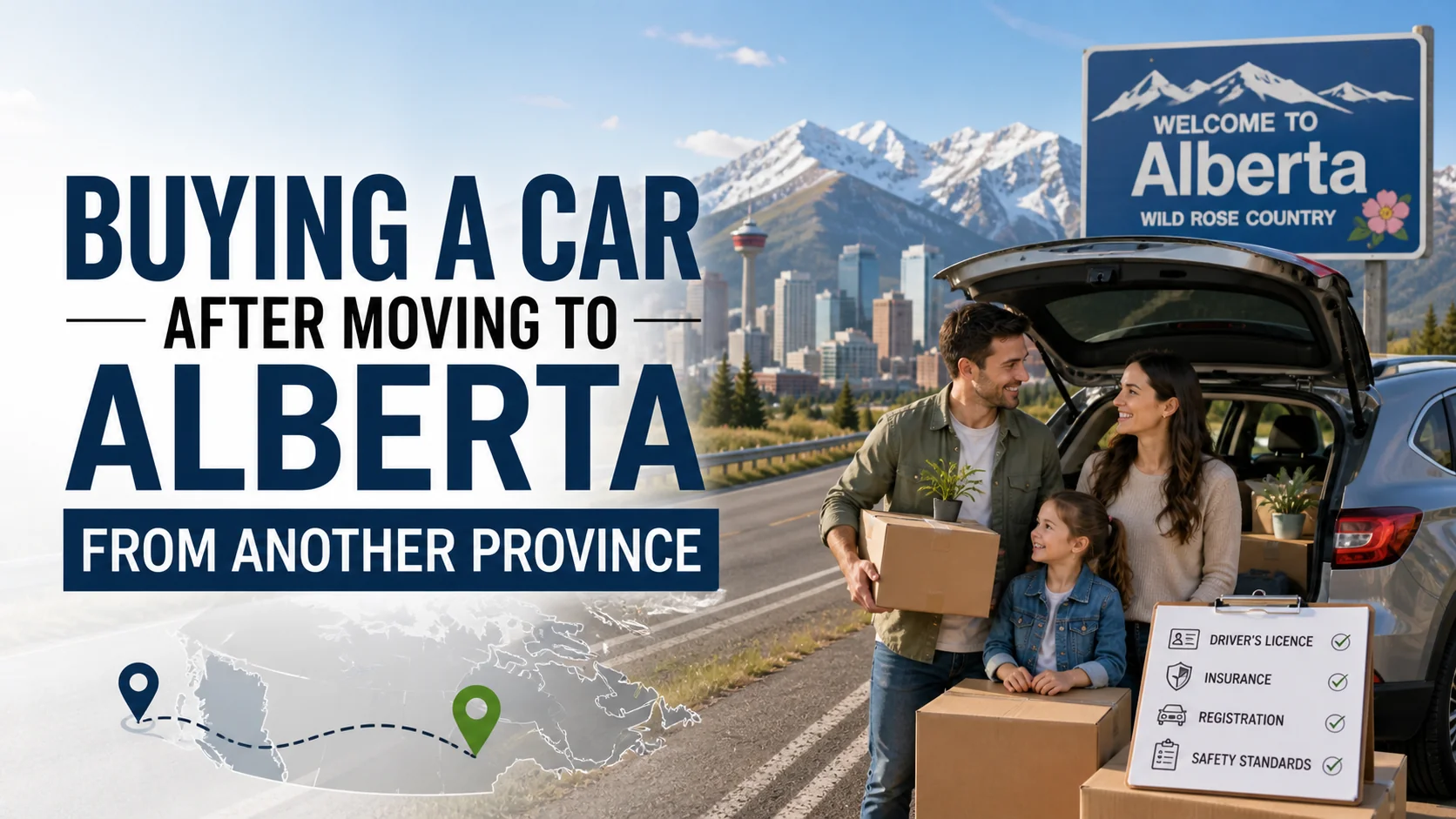 Buying a Car After Moving to Alberta from Another Province