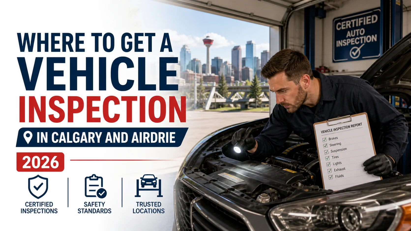 Where to Get a Vehicle Inspection in Calgary and Airdrie (2026)