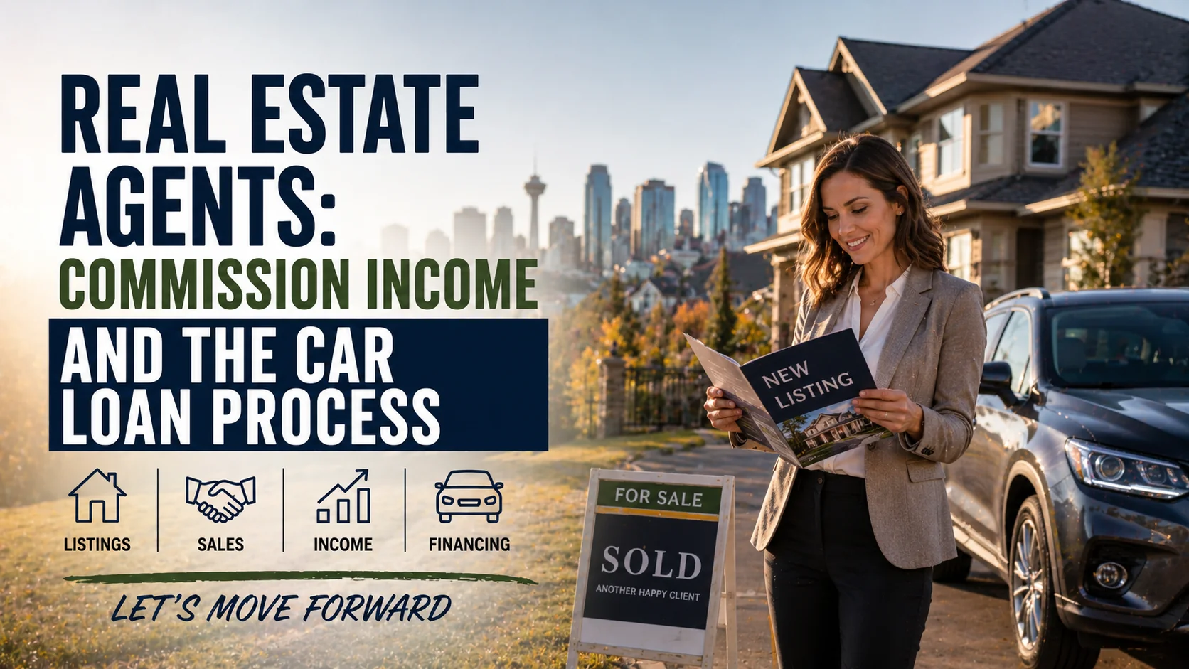 Real Estate Agents: Commission Income and the Car Loan Process