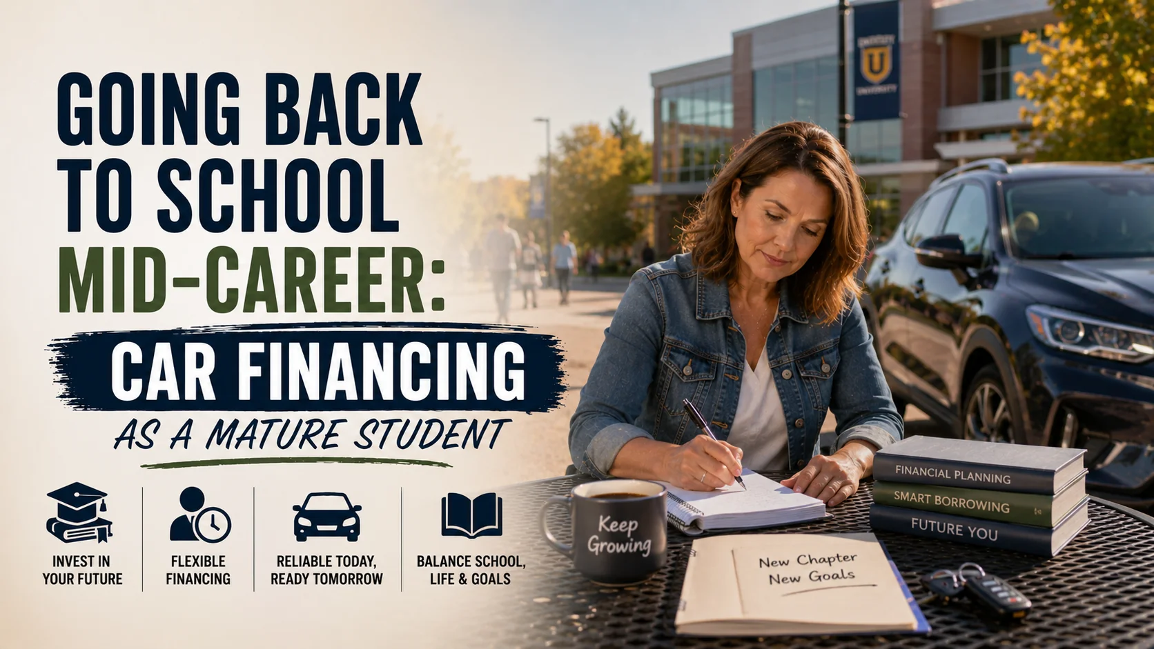 Going Back to School Mid-Career: Car Financing as a Mature Student