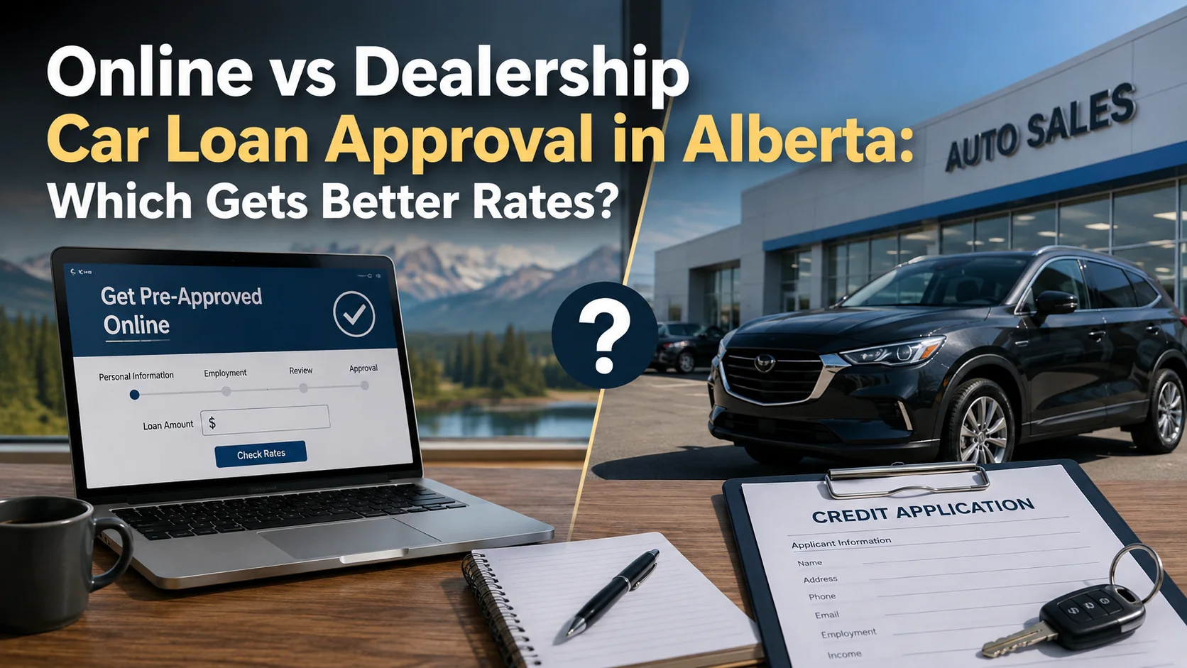 Online vs Dealership Car Loan Approval in Alberta: Which Gets Better Rates?