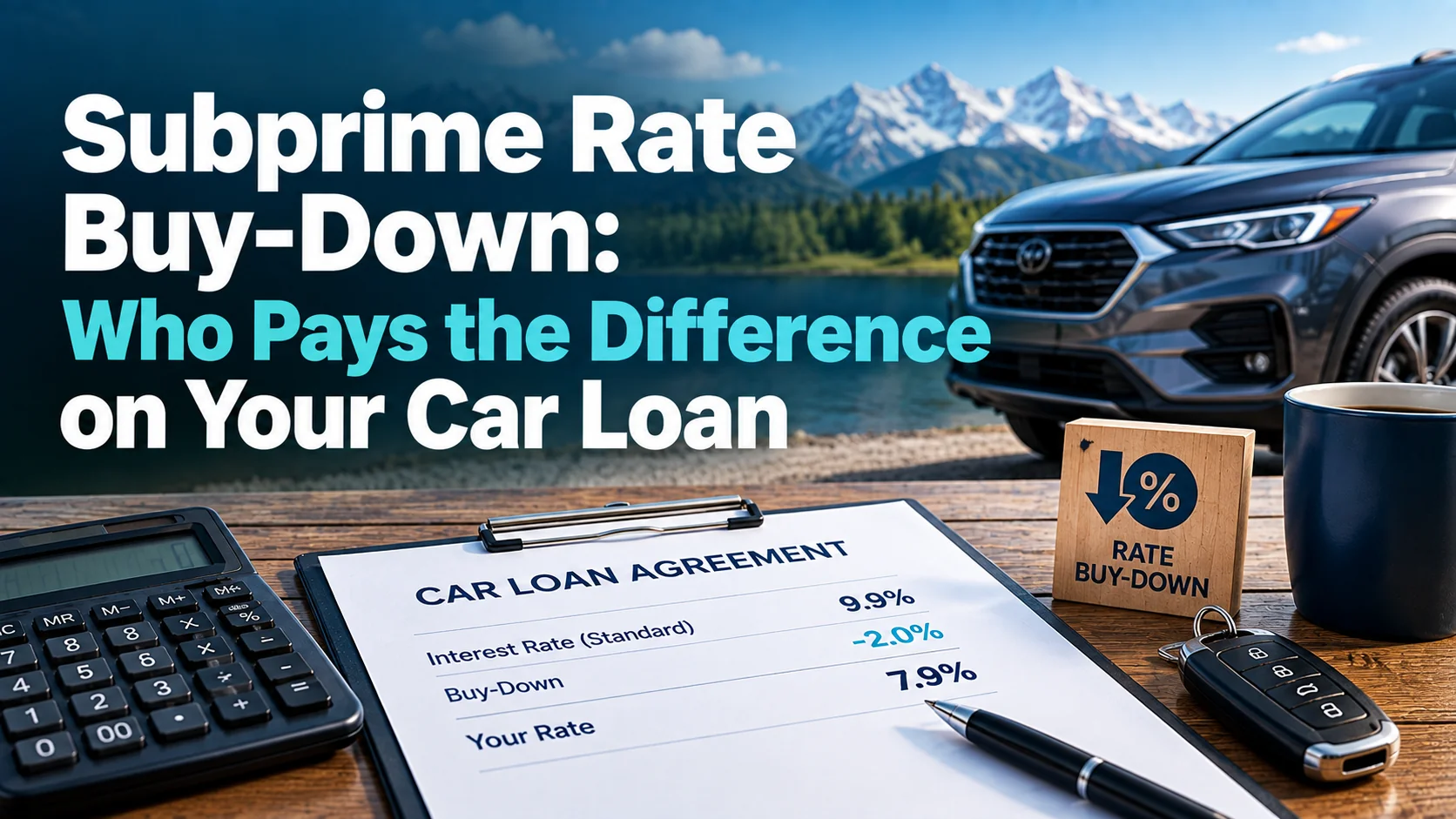 Subprime Rate Buy-Down: Who Pays the Difference on Your Car Loan
