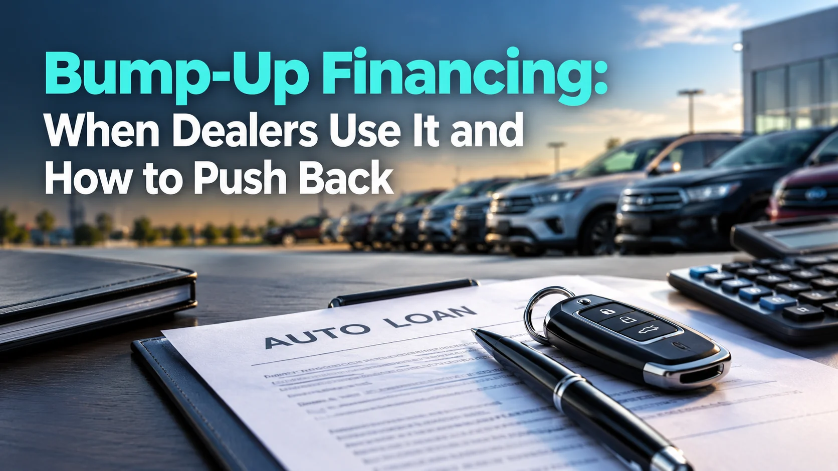 Bump-Up Financing: When Dealers Use It and How to Push Back