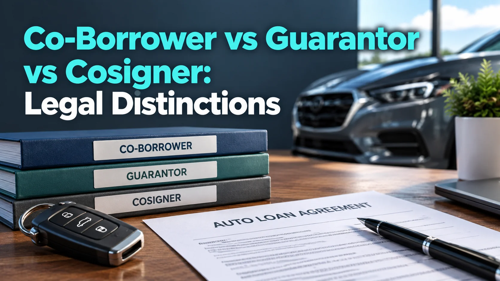 Co-Borrower vs Guarantor vs Cosigner: Legal Distinctions